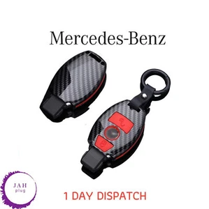 REMOTE KEY FOB COVER CASE KEY RING FOR MERCEDES BENZ A B R G CLASS GLK GLA GLC - Picture 1 of 12