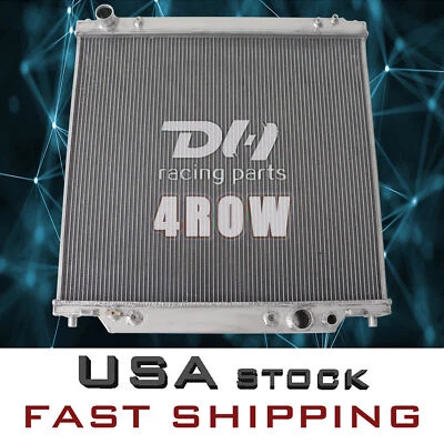 Radiador de aluminio de 4 filas para 99-04 Ford F250 F350 F450 F550 Super Duty 6,8 L 7,3 05 Foto 1 de 4
