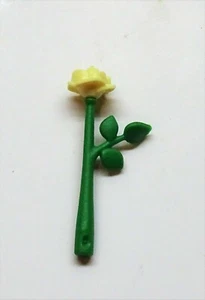 1 Long-Stemmed Rose Yellow Playmobil for Wedding Couple Flower Plant Garden E - Picture 1 of 3