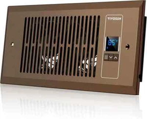 VIVOSUN Register Booster Fan 4”×10”, Smart Register Vent Intelligent Thermostat - Picture 1 of 7