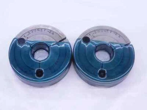 7/8 20 UNEF 2A BEFORE PLATE THREAD RING GAGES .875 GO NO GO PD'S = .8402 & .8358 - Picture 1 of 2