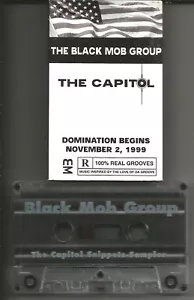 BLACK MOB GROUP Sampler w/ INSTRUMENTAL PROMO Cassette Tape Single Cassingle - Picture 1 of 1