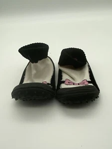 Skidders Non Skid Girls Toddler Shoes White with Pink Bows Size 6 (18 Mos) - Picture 1 of 9