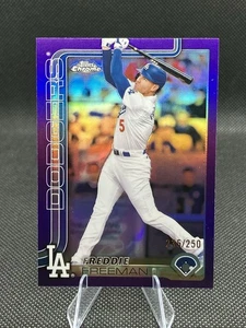 Freddie Freeman 235/250 Purple Refractor Los Angels Dodgers 2025 Topps Cromo - Imagen 1 de 2