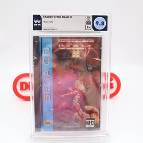 Sega CD Game SHADOW OF THE BEAST II 2 - WATA GRADED 9.8 B+ NEW & Factory Sealed!