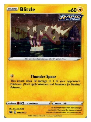 Blitzle - Promo SWSH: Sword & Shield Promo Cards SWSH173 NM - Image 1 of 2
