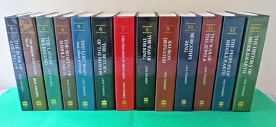 Christopher Tolkien ~ HISTORY OF MIDDLE-EARTH Facsimile 13-volume set COMPLETE - Image 1 of 4