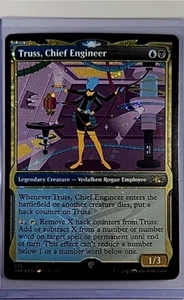 MTG Magic The Gathering Unfinity Showcase Galaxy Foil #523 Truss Chief Engineer - Bild 1 von 2