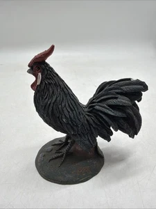 Vintage Pete Apsit 1998 Rooster Sculpture Highly Detailed Resin Figure - Picture 1 of 9