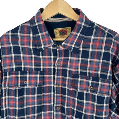 Boston Traders Mens XXL Luxury Vintage Flannel Plaid Fleece Lined Jacket Outdoor - Image 1 of 4