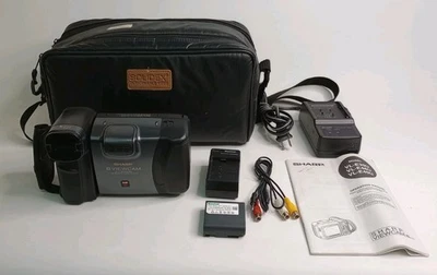 Sharp Viewcam VL-E39U 8mm Video 8 Camcorder VCR Video Play Transfer TESTED GOOD! - Image 1 of 4