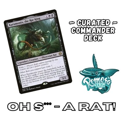 Karumonix, The Rat King Custom Commander Deck |  Ready-to-play Tribal EDH | MTG - Image 1 of 4