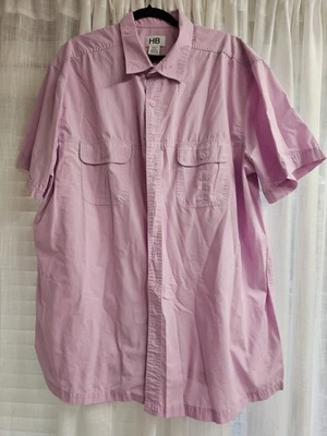 Mens DXL Harbor Bay Shirt Pink Size 2XLT - Image 1 of 4