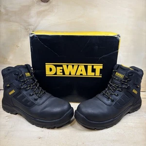 DeWalt Douglas Waterproof Steel Toe Black Men's 11 Safety Boot Lace Up - Picture 1 of 13