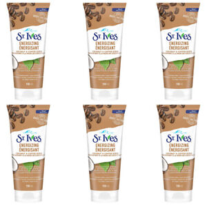 Pack of (6) New St. Ives Scrub Coconut & Coffee Energizing 6 Ounce
