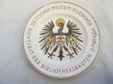 Villeroy & Boch Mettlach - Teller Zierteller - Deutsches Museum - München - 1930