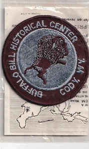 EPHMERA: PARCHE BORDADO-BILLETE DE BÚFALO, CODY, WYOMING-TRAILBLAZER EMBLEMA - Imagen 1 de 2