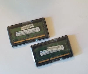 2x2GB Samsung DDR3 1333 Mhz RAM 204pin SODIMM PC3-10600S M471B5773DH0-CH9 - Bild 1 von 1