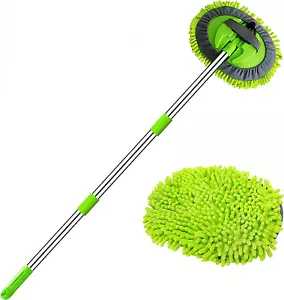 47.5" Car Wash Brush Mop Cleaning Tool with Long Handle Kit for Washing Detailin - Picture 1 of 7