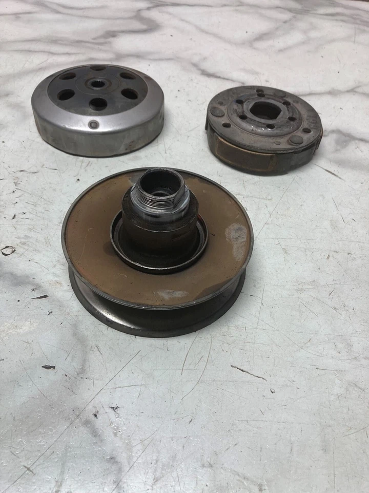 15 Honda NCH 50 NCH50 Metropolitan Scooter rear back secondary clutch pulley - Image 1 of 4