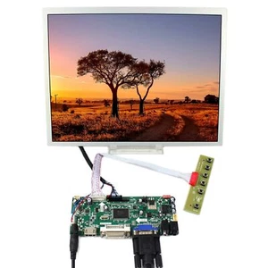HD DVI VGA LCD Controller Board 12,1 Zoll LQ121S1LG75 800x600 LCD Bildschirm - Bild 1 von 5