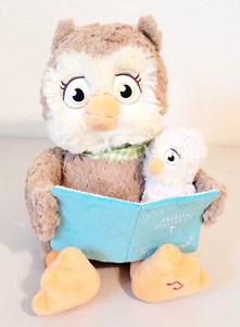 Cuddle Barn Bible Stories MAMA and BABY OWL Talking Interactive Plush WORKS 11" - Picture 1 of 9
