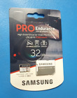 SAMSUNG PRO EDNURANCE micro SDHC UHS-I CARD WITH ADAPTER, 32GB, 4K ULTRA HD