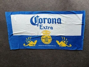 NEW WITH TAGS - Corona Extra Beach Towel - 100% Cotton - Beer Towel - Picture 1 of 5
