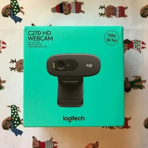 New Sealed Logitech HD Webcam C270 720p Widescreen for Video Calling & Recording - Picture 1 of 3