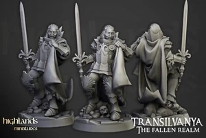Vlad Human Vampire Fighter Miniatura | D&D DnD | - Imagen 1 de 1