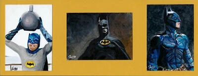 Batman Sketch Cards, Set of 3, Original Art by Steve Fuchs - Image 1 of 4