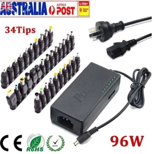 96W Universal 34Tips Power Supply Charger for Lenovo Acer BenQ Laptop Notebook - Picture 1 of 6