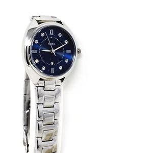 Fossil Gabby blaues Zifferblatt Edelstahl Quarz ES5087 Uhr - Bild 1 von 4