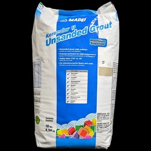 Mapei KeraColor non sabbiato malta colore osso # 15 Premium Superior borsa da 10 libbre NUOVO - Foto 1 di 8