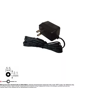 Power Adapter AC DC 5521 Reverse Negative Minus Polarity 6V Casio AD-A60024 - Picture 1 of 3