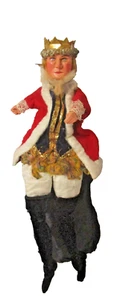 Gorgeous Antique Puppet , Doll , King , Kasperle Theatre -Germany - Picture 1 of 6