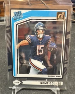 Rome Odunze RC 2024 Panini Clearly Donruss Rated Rookie #60 Chicago Bears - Picture 1 of 2