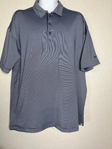 Nike Golf Dri Fit UV Herren Kurzarm Hemd gestreift XXL - Bild 1 von 2
