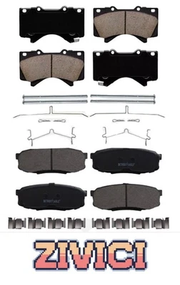 Pastillas de freno delanteras traseras de cerámica para TOYOTA LAND CRUISER 2008 - 2021 todos los modelos Foto 1 de 4