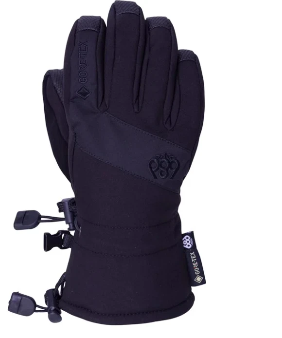 686 Youth Gore-Tex Linear Gloves Black 2026 — 第 1/1 张图片