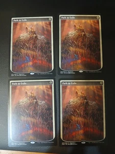 x4 Magic the Gathering Path to Exile Full-Art LP MagicFest Mtg - Picture 1 of 1