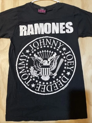 Camiseta negra Ramones 2008 1234. Talla pequeña Foto 1 de 4