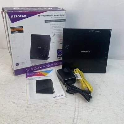 NETGEAR C6250-1AZNAS WiFi Cable AC1600 DOCSIS 3.0 Modem Router / Comcast Cox* - Image 1 of 4