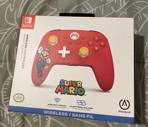 PowerA Wireless Controller for Nintendo Switch, Mario Joy New And Sealed - Picture 1 of 6