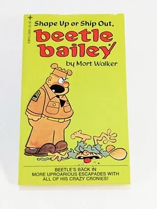 Beetle Bailey Shape Up or Ship Out Charter Jan 85 Mort Walker Cartoon Humor Army - Picture 1 of 4