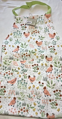 DELANTAL MARTHA STEWART GALLINAS POLLOS TALLA 31 X 30 NUEVO CON ETIQUETAS Foto 1 de 2