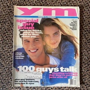 1991 April YM Magazine Young & Modern Joy Rich Gene West - Picture 1 of 3