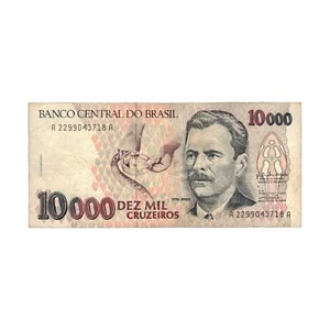 Brasilien - Banknote 10000 Cruzeiros - 1991 - sehr guter Zustand - S.233 - Papiergeld - Bild 1 von 2