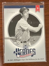 JOE DIMAGGIO 2002 UPPER DECK BASEBALL HEROES NEW YORK YANKEES CARD #HJD7