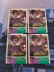 Digimon - DarkTyrannomon EX3-059 C Draconic Roar NM x4 - Picture 1 of 1